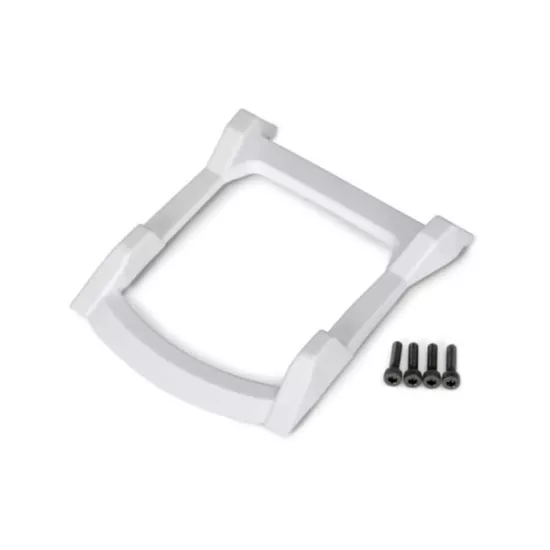Skid plate, roof (body)/ 3x12mm CS (4) White, TRX6728A