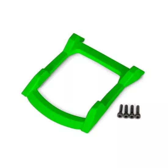 Skid plate, roof (body)/ 3x12mm CS (4) GREEN, TRX6728G