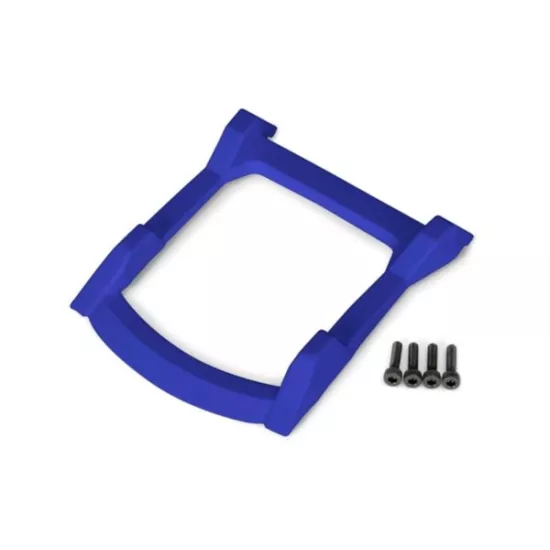 Skid plate, roof (body)/ 3x12mm CS (4) BLUE, TRX6728X