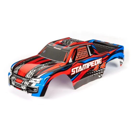 Body, Stampede 4X4, red (painted, decals applied)