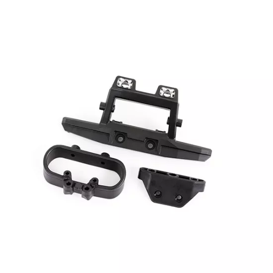 Bumper, rear/ bumper mount (fits 4WD Rustler) (for LED light kit installation)