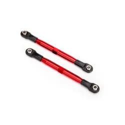 Toe links (TUBES red-anodized, 7075-T6 aluminum, stronger than titanium) (87mm)