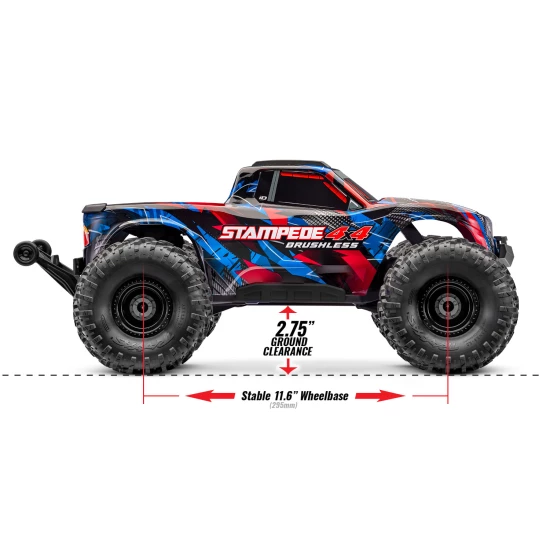 Traxxas Stampede 4X4 HD VX3 Brushless, Green