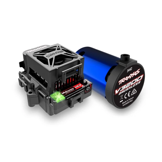 Traxxas Rustler 4X4 HD VX3 Brushless, Paars