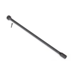 Driveshaft, center, plastic, (black)/ screw pin