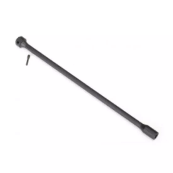 Driveshaft, center, plastic, (black)/ screw pin