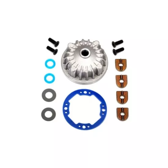 Housing, center differential (aluminum)/x-ring gaskets (2)/ ring gear gasket/ b