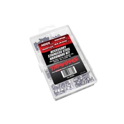 Hardware kit, stainless steel, Hoss 4X4 VXL/Slash 4X4/Stampede 4X4/Rustler 4X4 (contains all stainless steel hardware used on Hoss 4X4 VXL, Slash 4X4, Stampede 4X4, or Rustler 4X4)