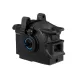 Differential, rear (complete with pinion gear and differential plastics) (fits 1/10-scale 4X4 Slash, Stampede, Rustler, Rally)