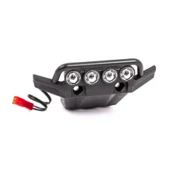 Bumper, front (assembled, LED lights installed) (fits 4WD Rustler)