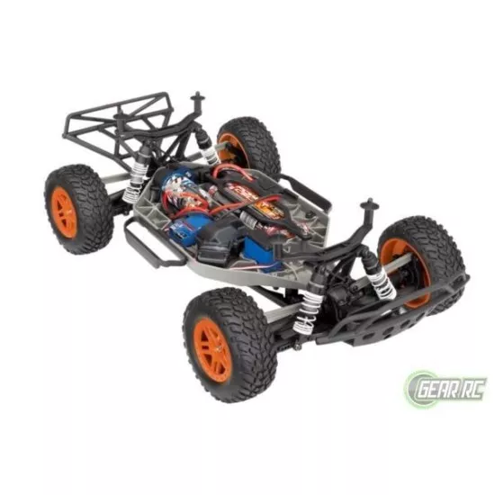 Slash 1/10 Scale 4X4 Short Course Racing Truck groen met accu en 12v lader