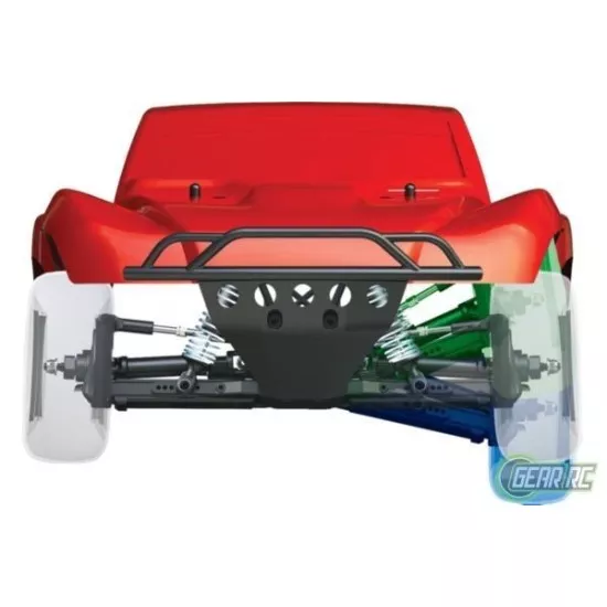 Slash 1/10 Scale 4X4 Short Course Racing Truck groen met accu en 12v lader