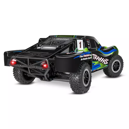 Traxxas Slash 4x4 XL5 inc LED verlichting, batterij en 12v lader (Groen) ( niet meer leverbaar vervangende nummer TRX68154-4GRN )