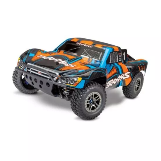 Traxxas slash 4X4 Ultimate TSM oranje zonder batterij en lader