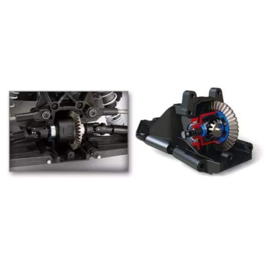 Traxxas Slash vxl 4x4 TQi  rood zonder batterij en lader