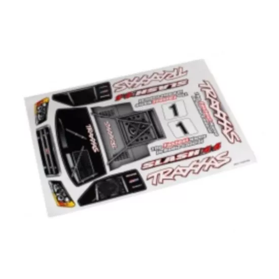 Decal sheet, Slash 4X4