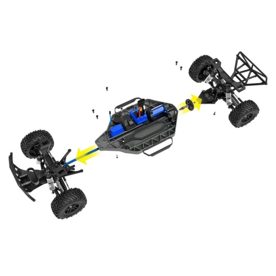 Traxxas Slash 4X4 VXL Clipless Vision