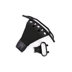 Bumper, front / bumper support (fits 4WD Slash) (for LED light kit installation)