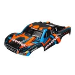 Body, Slash 4X4, orange and blue (painted, decals applied)