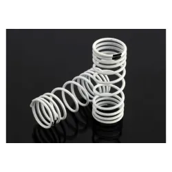 Springs, front (white) (progressive rate) (2), TRX6857