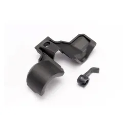 Cover, gear/ motor wire hold-down clip, TRX6877