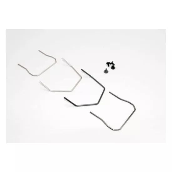 Wires, sway bar (front & rear, hard & soft) (Slash 4X4)/ 3x6, TRX6896