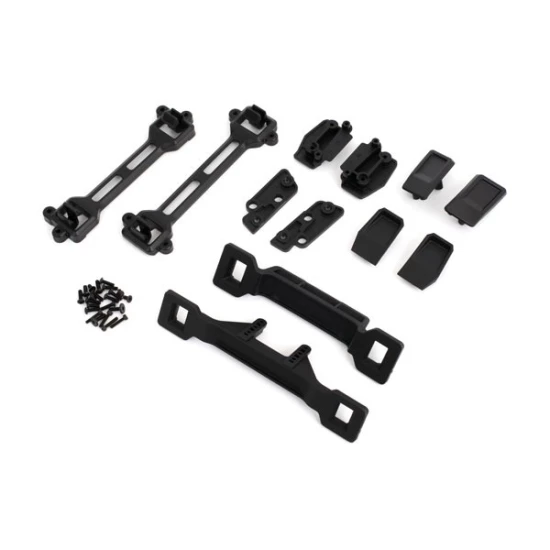 Body conversion kit, Slash 2WD (includes front & rear body mounts, latches, hardware) (for clipless mounting)