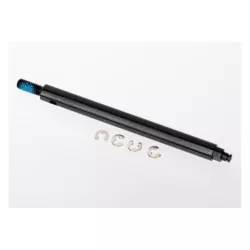 Axle shaft, rear, steel/ e-clips (4)