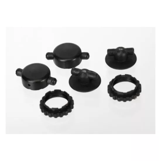 Caps & spring retainers, GTR shocks (upper cap (2), upper re