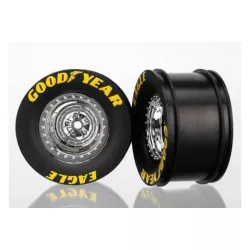 Wheels, rear (chrome) (2)