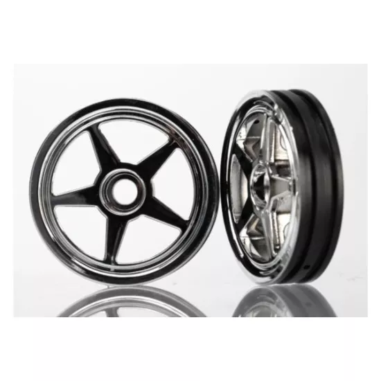 Wheels, 5-spoke (chrome) (front) (2)