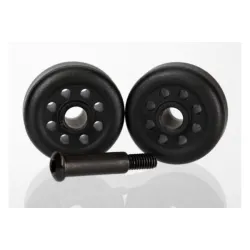 Wheels (2)/ axle (1) (for wheelie bar, #6978)