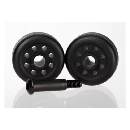 Wheels (2)/ axle (1) (for wheelie bar, #6978)