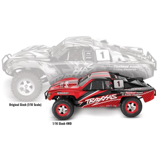 Traxxas Slash 1/16 4x4 USB, Red