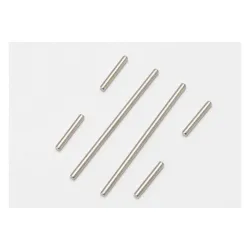 Suspension pin set (front or rear), 2x46mm (2), 2x14mm (4), TRX7021
