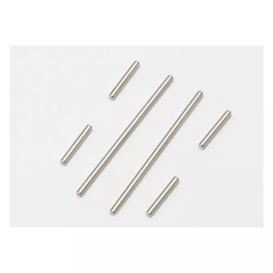 Suspension pin set (front or rear), 2x46mm (2), 2x14mm (4), TRX7021