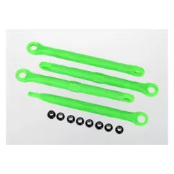 Toe link, front & rear, green (molded composite) (green) (4)