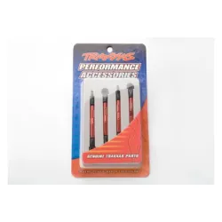 Toe links, aluminum (red-anodized) (4) (assembled with rod e, TRX7038X
