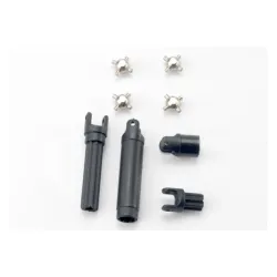 Half shafts, center front (1), center rear (1) (internal spl, TRX7056