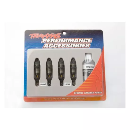 Shocks, GTR hard anodized, Teflon-coated bodies with TiN sha, TRX7061X
