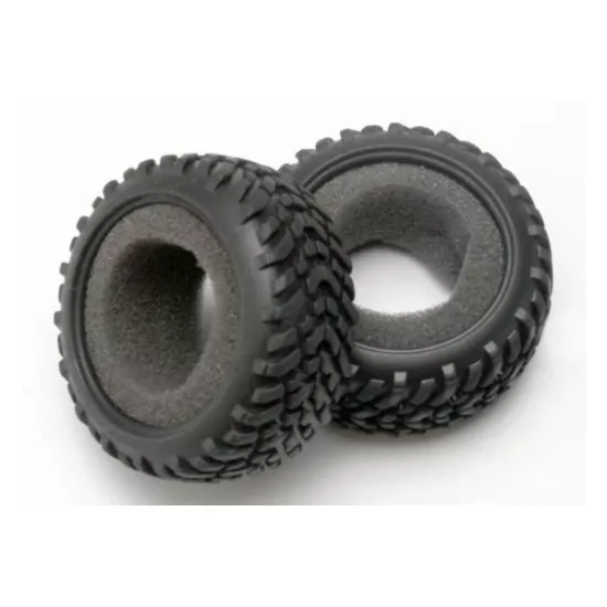 Tires, off-road racing, SCT dual profile (1 each right & lef, TRX7071