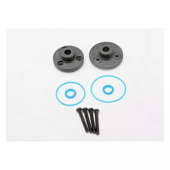 Cover plates, differential (front or rear)/ gaskets (2)/ o-r, TRX7080
