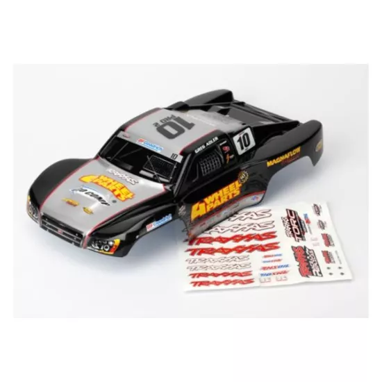 Body, 4 Wheel Parts, Adler, 1/16 Slash (painted, decals appl