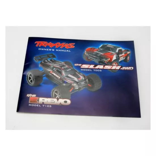 Owners manual, 1/16 E-Revo/ Slash 4WD