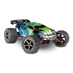 Traxxas E-Revo 1/16, Brushed groen  TQ 2.4GHz met accu en 12v lader