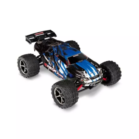 Traxxas E-Revo VXL 1/16, Brushless, TQi TSM Blauw met accu en 12v lader