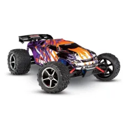 Traxxas E-Revo VXL 1/16, Brushless TSM Paars met accu en usbC lader