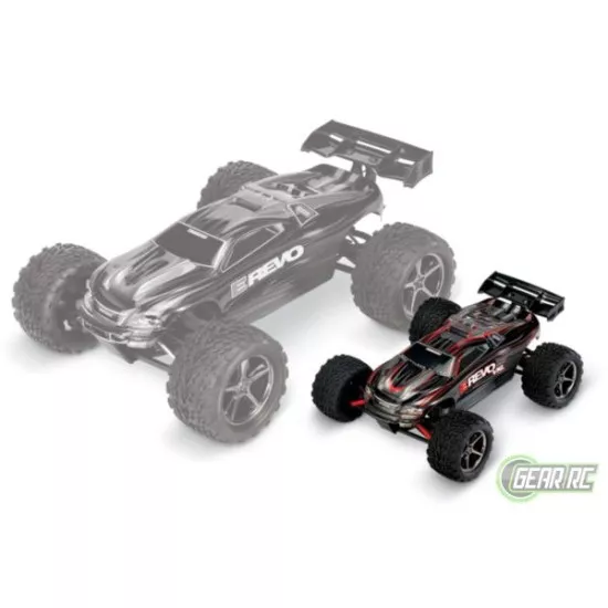 Traxxas E-Revo VXL 1/16, Brushless, TQi TSM Blauw met accu en 12v lader
