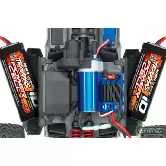 Traxxas E-Revo VXL 1/16, Brushless, TQi TSM Blauw met accu en 12v lader