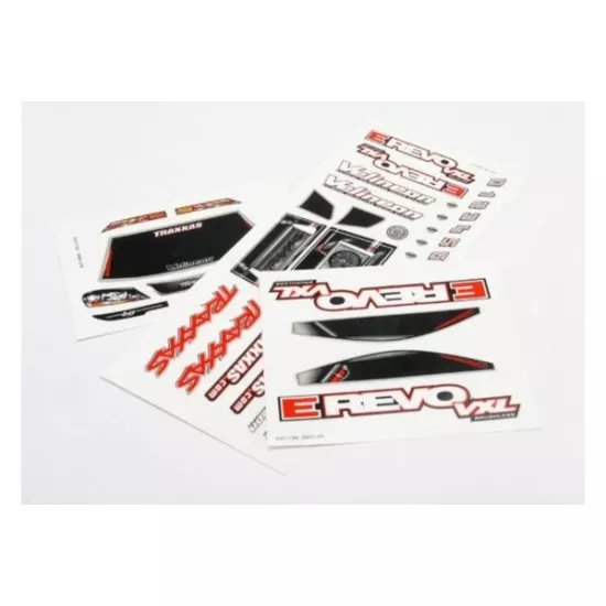Decal sheets, 1/16 E-Revo VXL, TRX7113